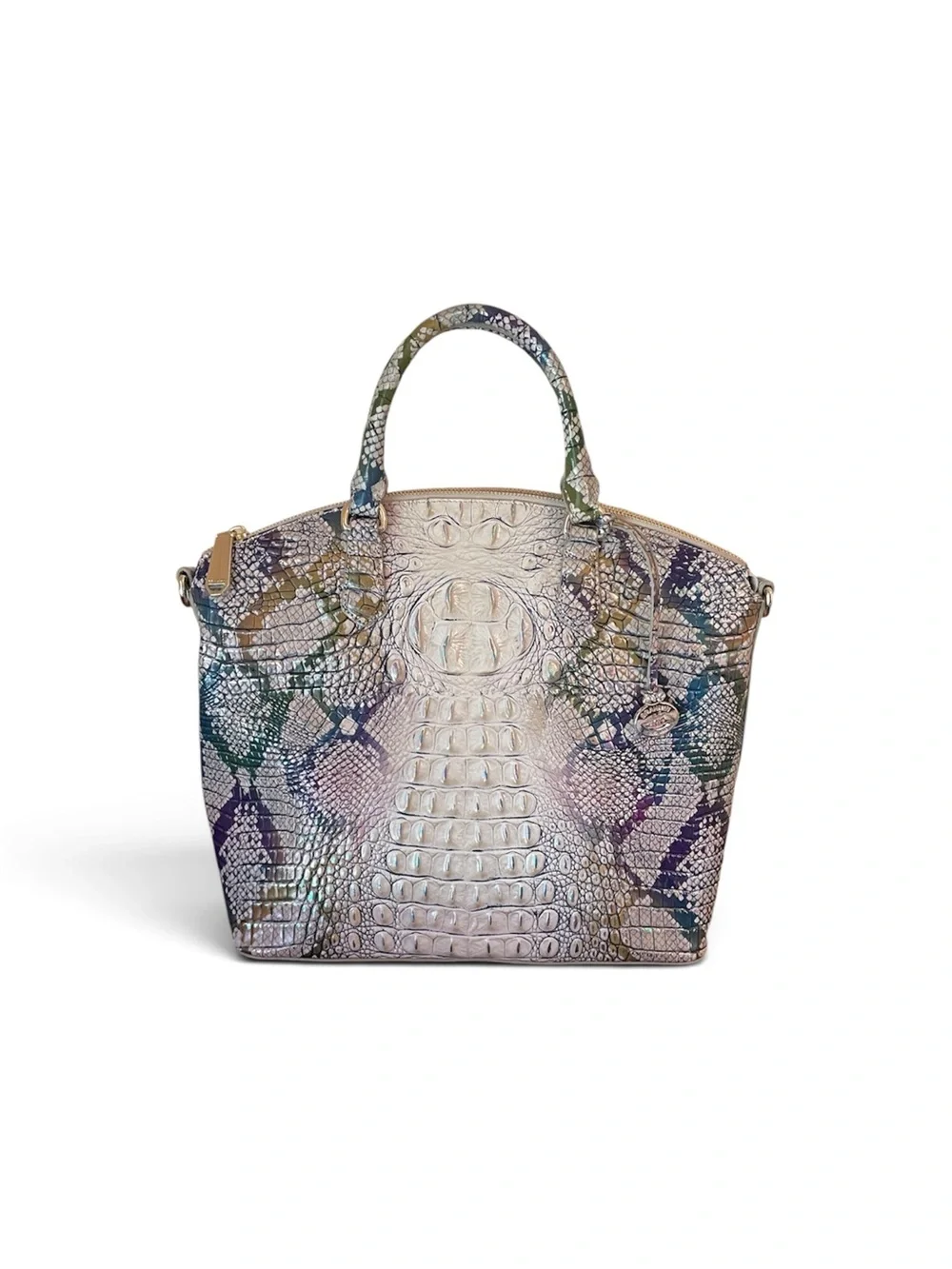 Brahmin Large Duxbury Satchel and Matching Wallet